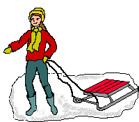 sled girl