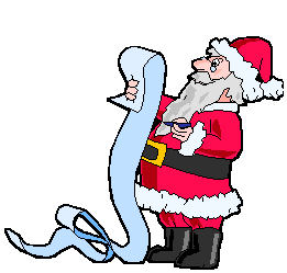 Santa w list